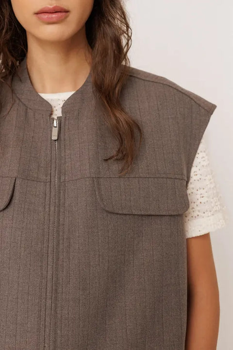 FW26 Puffy Hem Weste