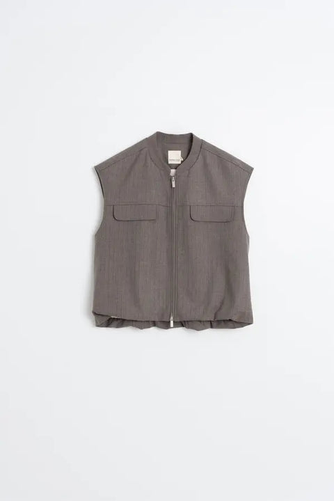 FW26 Puffy Hem Weste