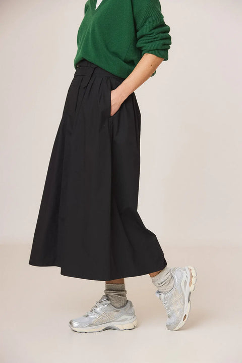 FW26 Popeline Midi Rock