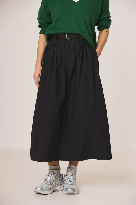 FW26 Popeline Midi Rock