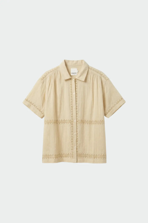 FW26 Bluse Musselin kurzarm