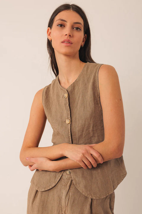 INDI&COLD Basic Linen Vest