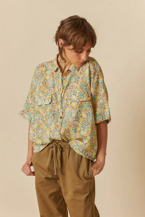 INDI & COLD Blumenbluse