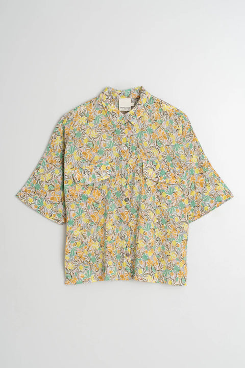 INDI & COLD Blumenbluse