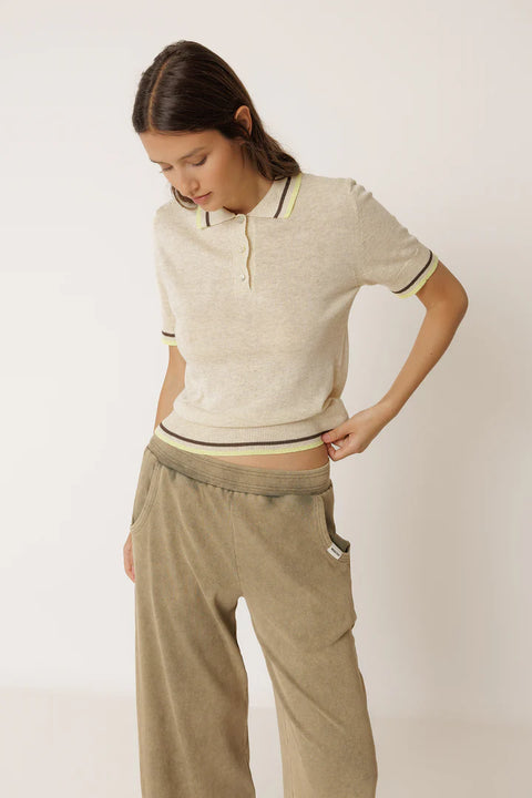 SS26 Strick-Poloshirt