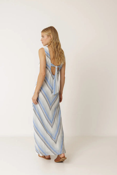 SS26 Maxi Dress Streifen