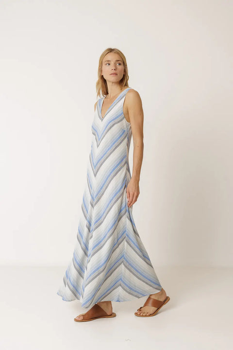 SS26 Maxi Dress Streifen
