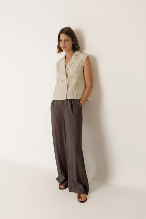 SS26 Weste Nadelstreifen