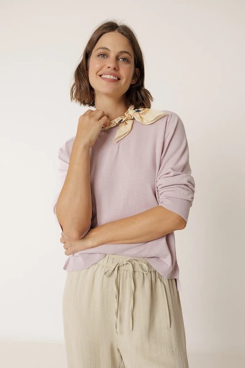 SS26 Tuch mit Blockprint