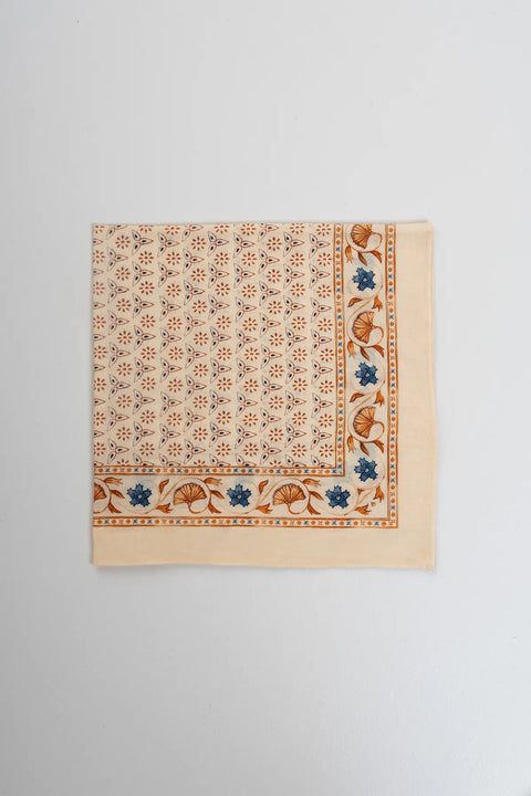 SS26 Tuch mit Blockprint