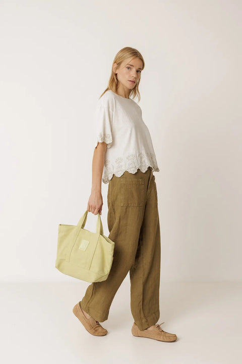 SS26 Boxy Shirt mit Spitze